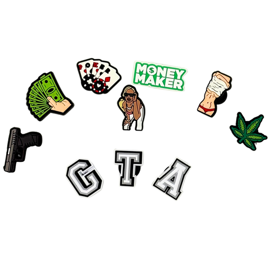Pack 10 pin's pour Clogs - GTA