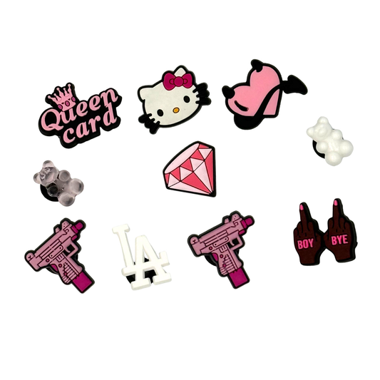 Pack 10 pin's pour Clogs - Boss lady