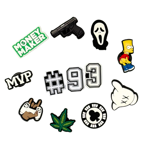 Pack 12 Pin's pour Clogs - Gang