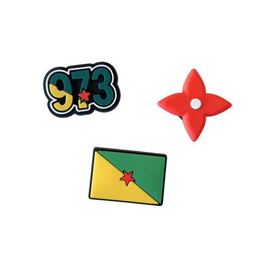 Mini pack de 3 pin's - Guyane