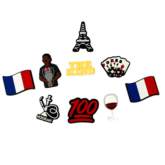 Pack 9 pin's pour Clogs - France