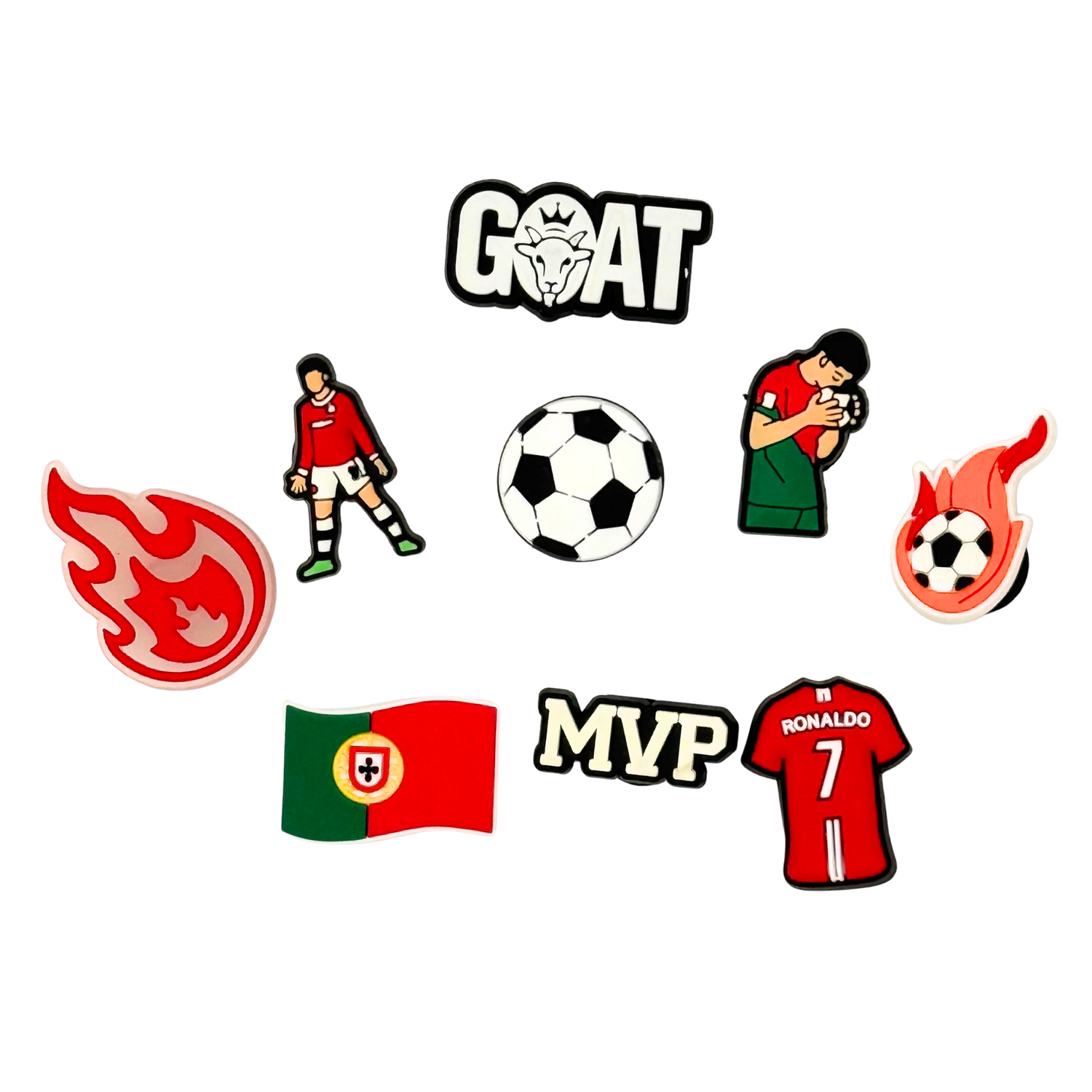 Pack 9 Pin's - Ronaldo