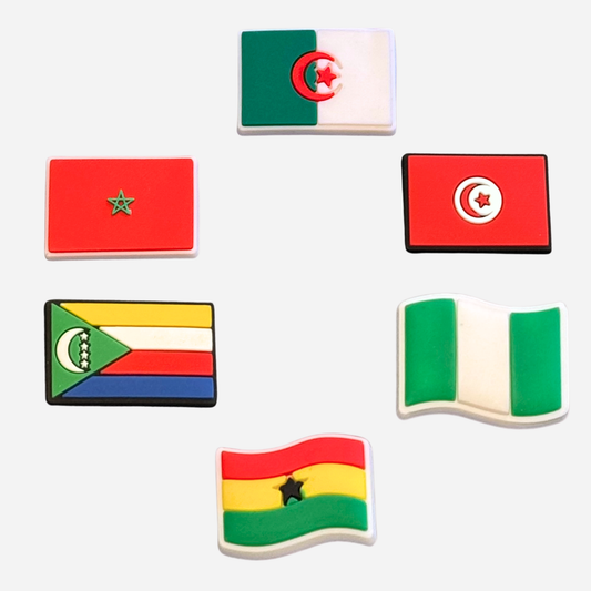 Pin's pour Clogs - Drapeau Afrique